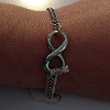 Bracelet argent&eacute; infini