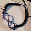 Bracelet infini strass