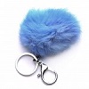 Porte clefs Pompon Bleu Jean